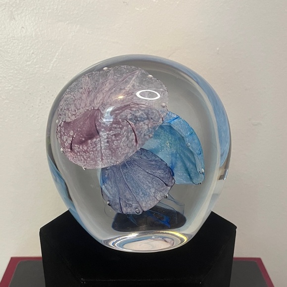 Caithness RARE "Spirits of the Sea" Extra Large 3 Jellyfish Paperweight 3/100 - Picture 2 of 10
